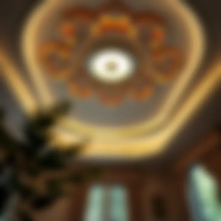 DIY project showcasing personal creativity in ceiling designs