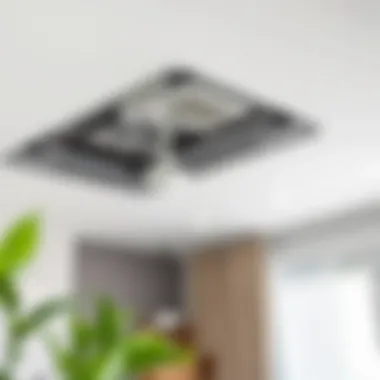 Step-by-step installation of a suspended ceiling