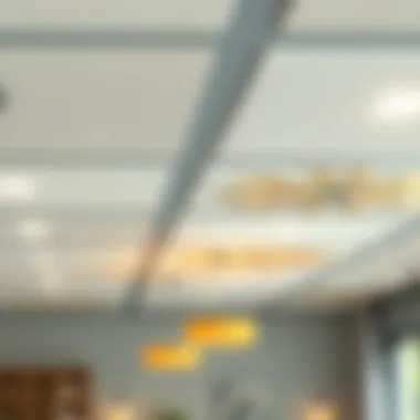 Materials for suspended ceiling construction