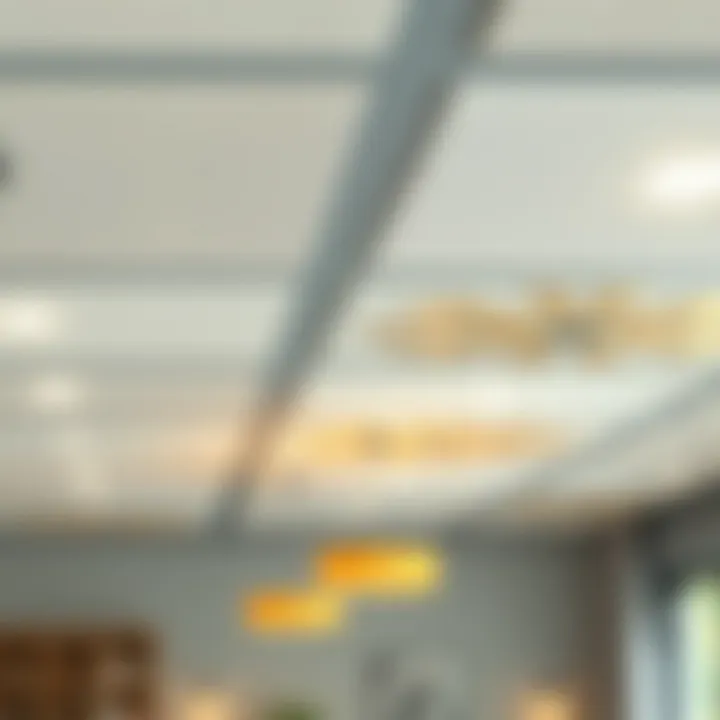 Materials for suspended ceiling construction