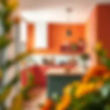 Vibrant kitchen walls that invigorate the space