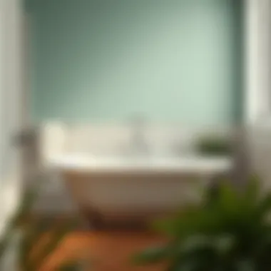 Luxurious bathroom featuring a classic clawfoot tub