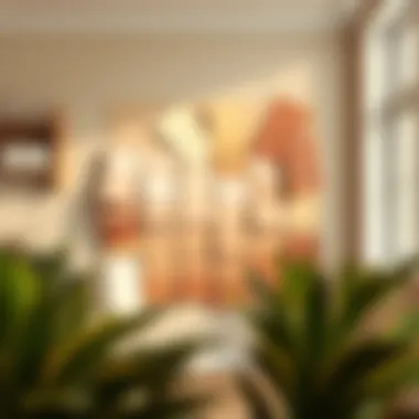 Beige color swatches displayed artistically