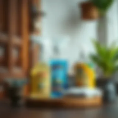 Natural cleaning products for door maintenance