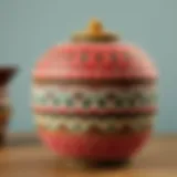 A beautifully crafted traditional Bohça showcasing intricate patterns