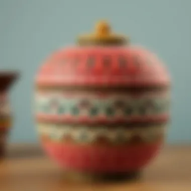 A beautifully crafted traditional Bohça showcasing intricate patterns