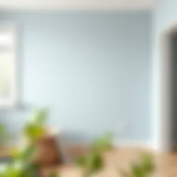 A clean wall showcasing the removal of cadence paint