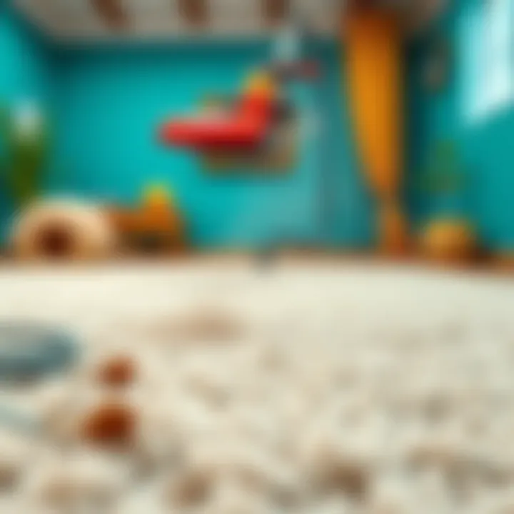 Carpet drying process