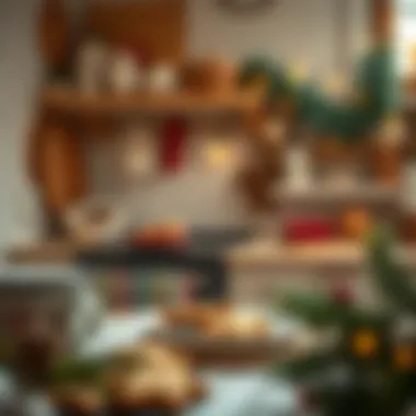 A cozy kitchen scene with the aroma of freshly baked cookies
