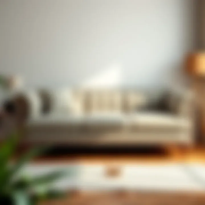 A beautifully clean couch after cat hair removal