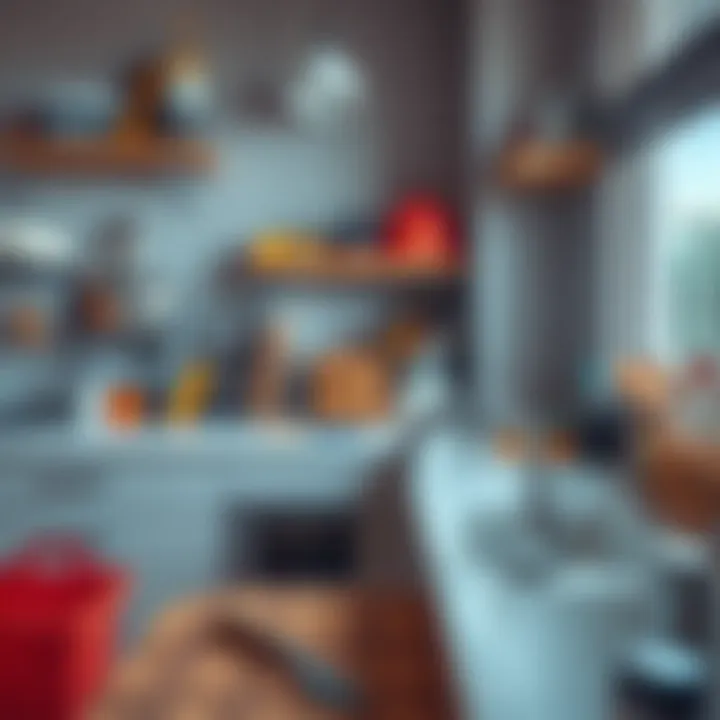 Clean workspace for faucet removal