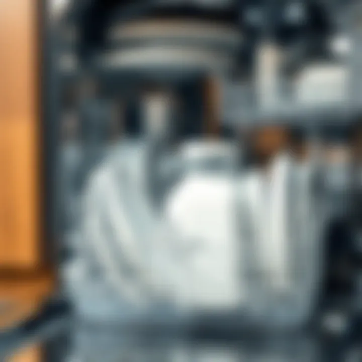 Descaling process in a dishwasher