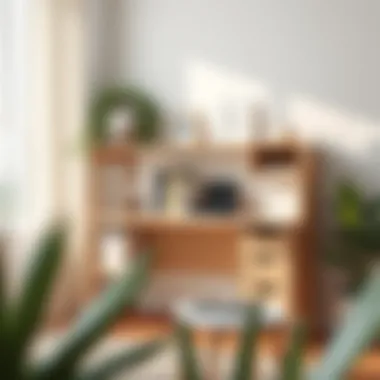 A DIY desk project with innovative storage solutions and organization