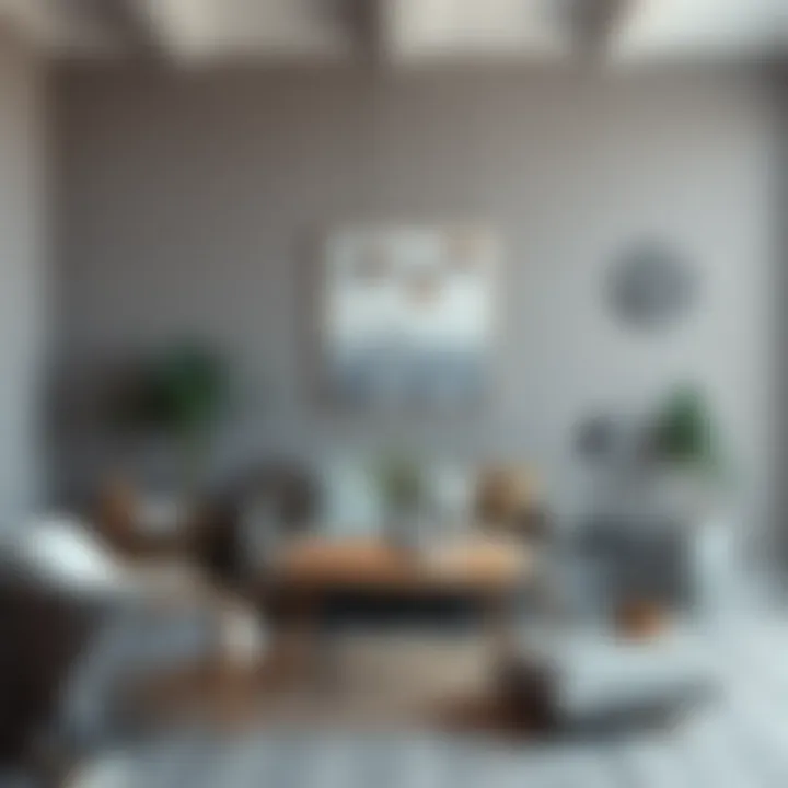 An artistic representation of gray shades used in DIY projects