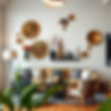 Unique wall art created with DIY projects