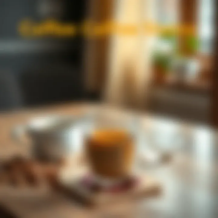 Natural solution for removing coffee stains