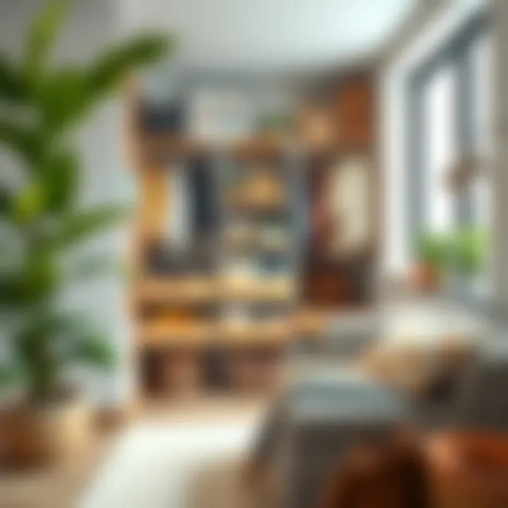 Sustainable closet organization using eco-friendly materials