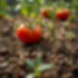 Seed sowing in fertile soil