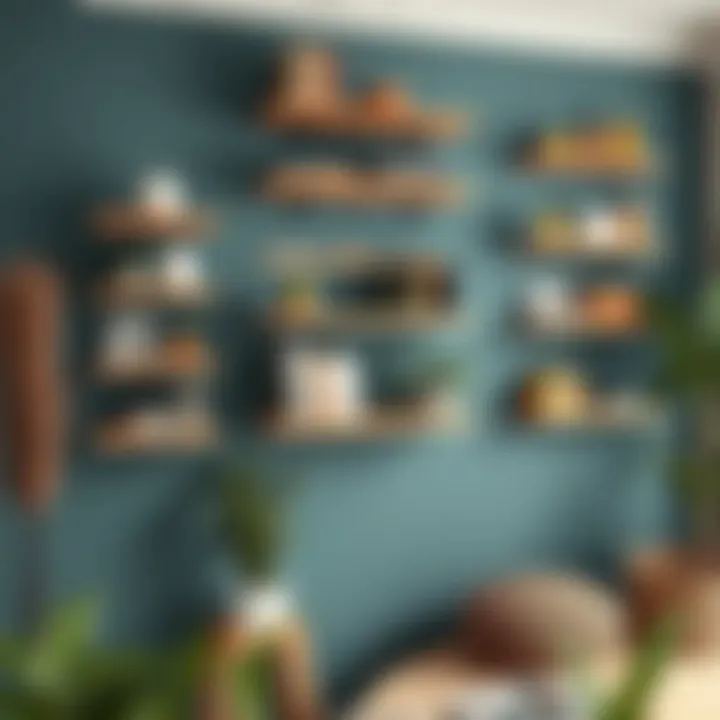 Creative uses for wall shelves in home decor