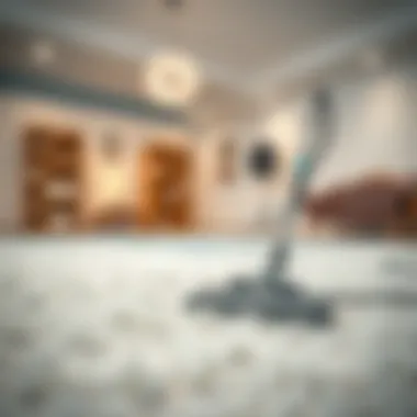 Effective cleaning technique for white carpets