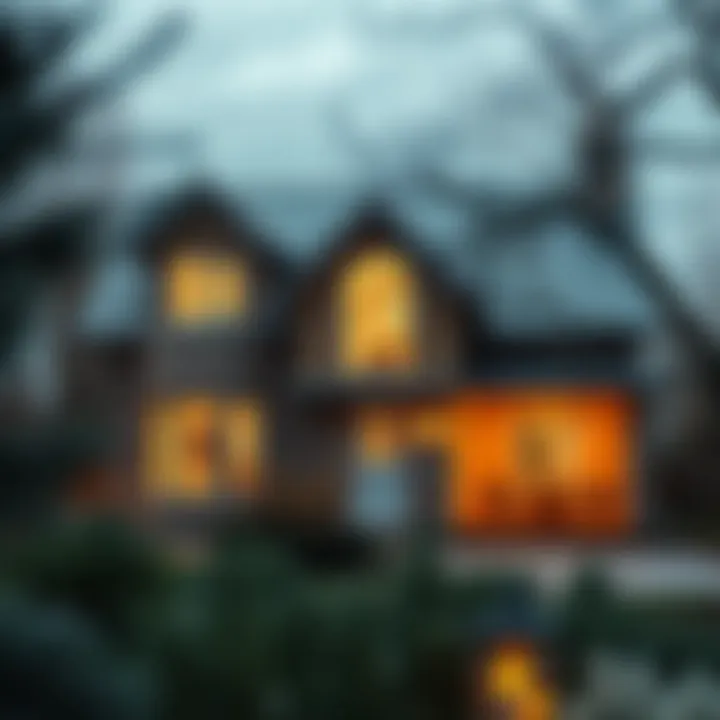 A well-insulated home demonstrating energy conservation