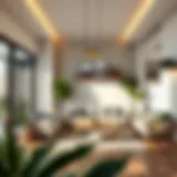 Engaging home sales environment