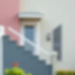 Color palette showcasing various exterior paint options