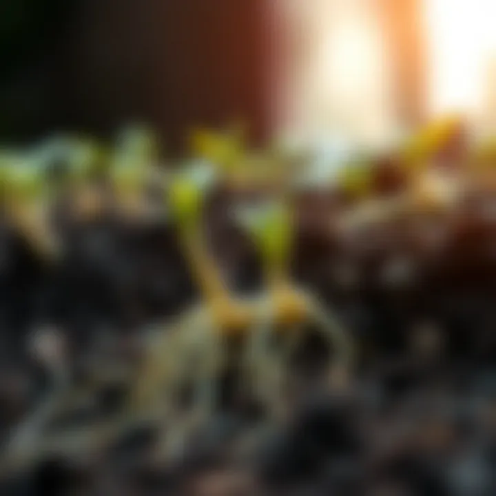 Root development in seedlings