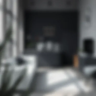 Psychological impact of grey anthracite in design environments