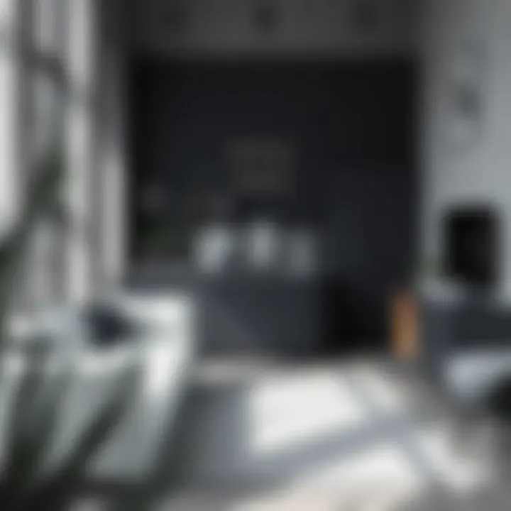 Psychological impact of grey anthracite in design environments