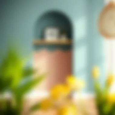 DIY project using silk wall paint