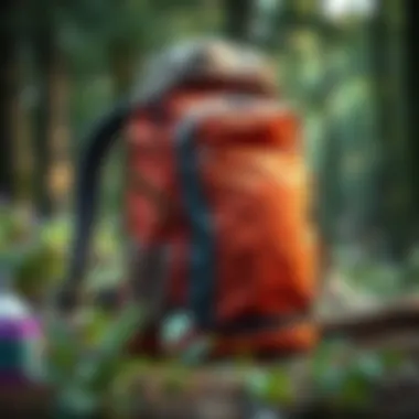 Packing a camping backpack