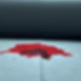 Ink stain on a fabric couch