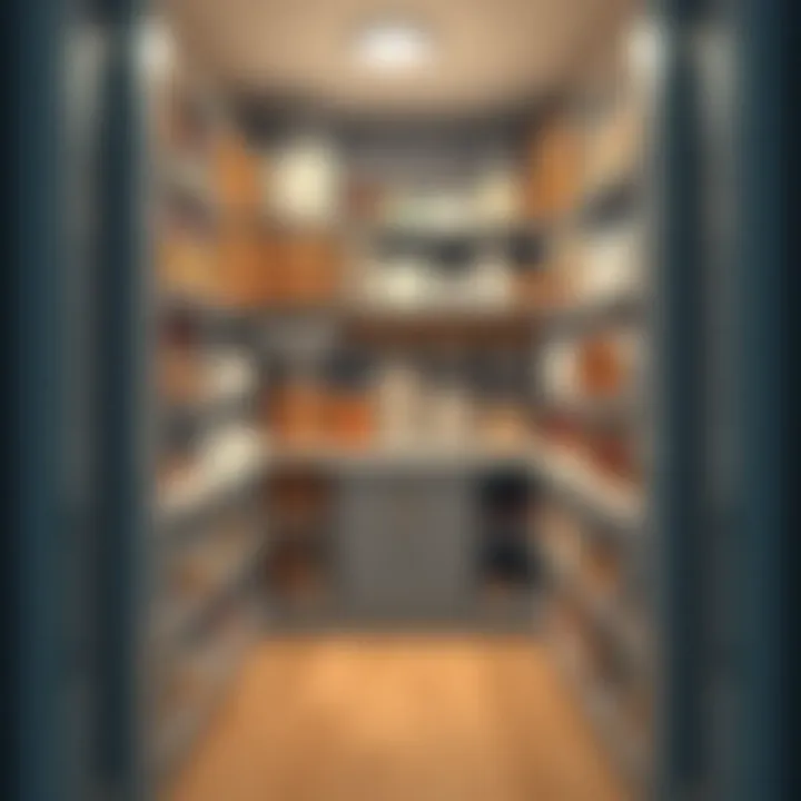 A clean and organized pantry to deter ants