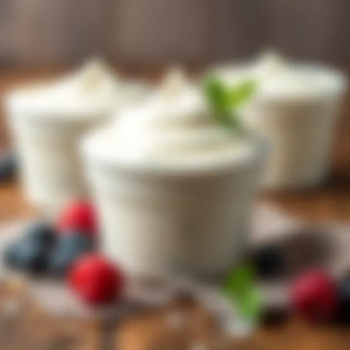 Final product of solid yogurt