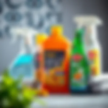 Various cleaning agents for ink removal