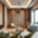 Elegant MDF laminate showcasing modern interior design