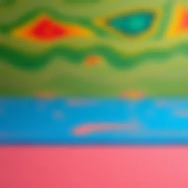 A beautifully painted MDF surface showcasing a vibrant finish.