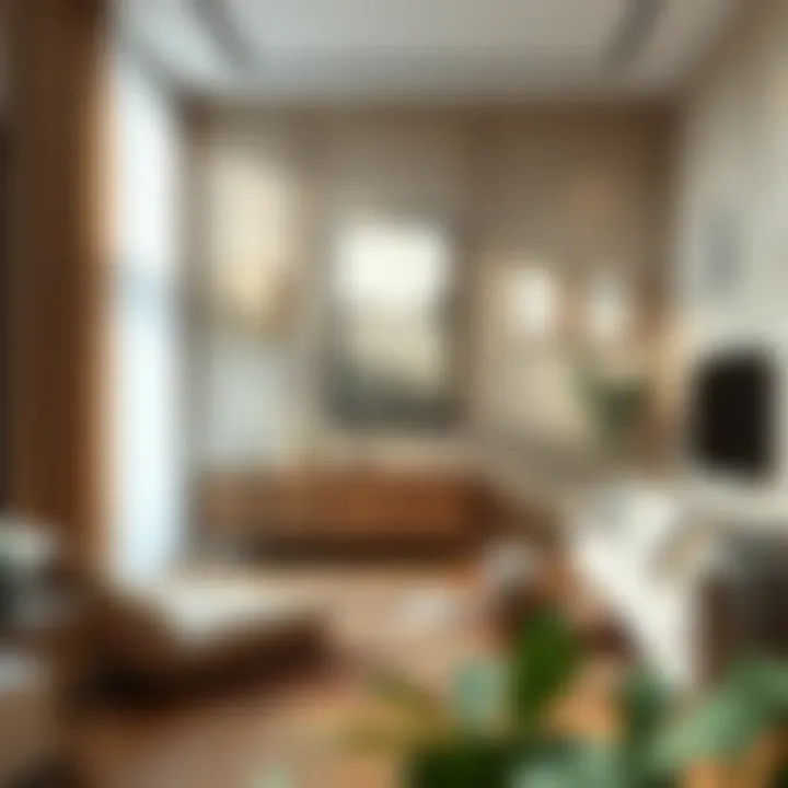 MDF panels arranged in a stylish living space