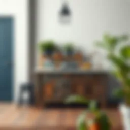 Rustic furniture with a distressed finish