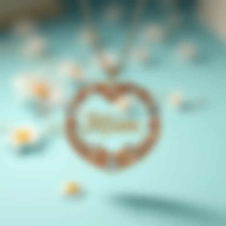 A personalized necklace as a heartfelt gift