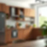 Elegant kitchen organization with creative storage solutions