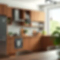 Elegant kitchen organization with creative storage solutions