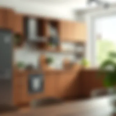 Elegant kitchen organization with creative storage solutions