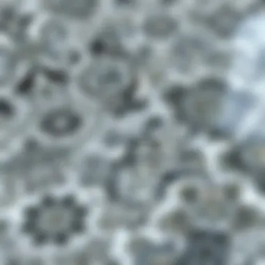 Durable granite surface with intricate patterns