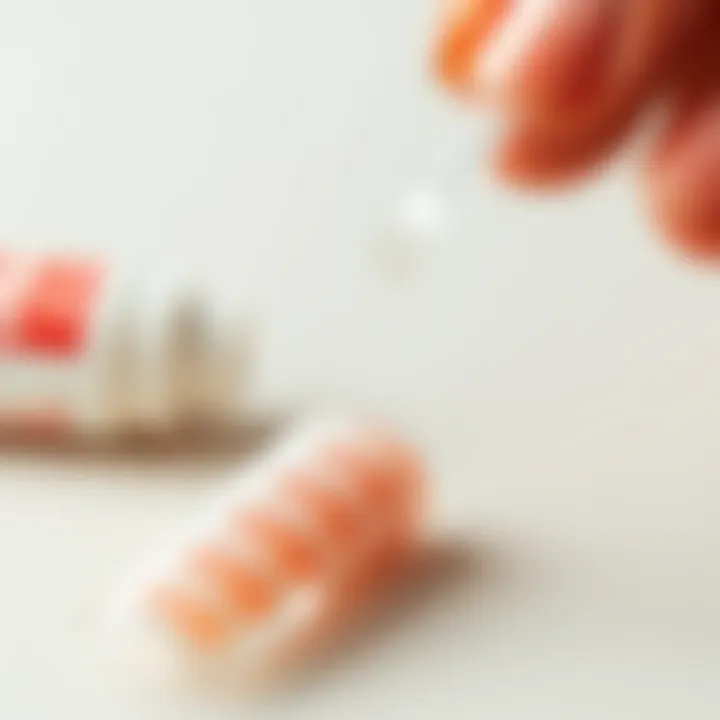 Cleaning adhesive from natural nails