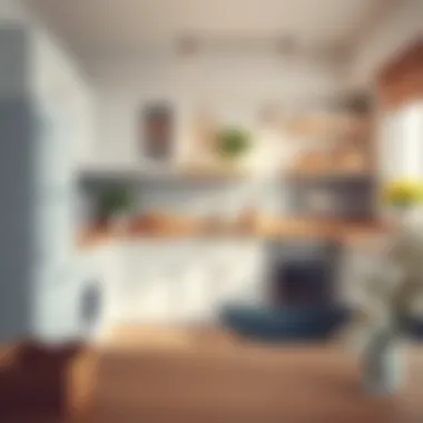 A well-organized kitchen with proper storage