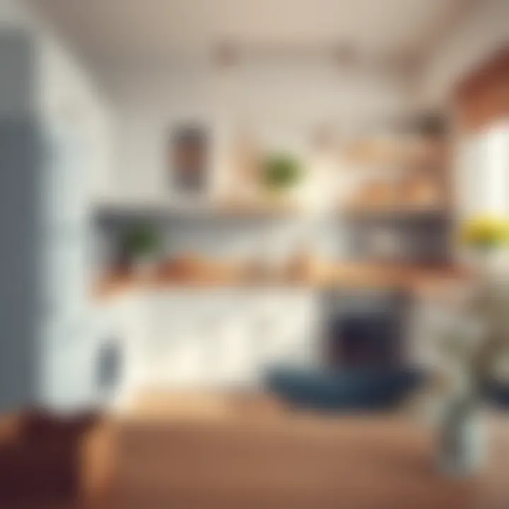 A well-organized kitchen with proper storage