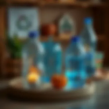 Decorative crafts using recycled PET materials