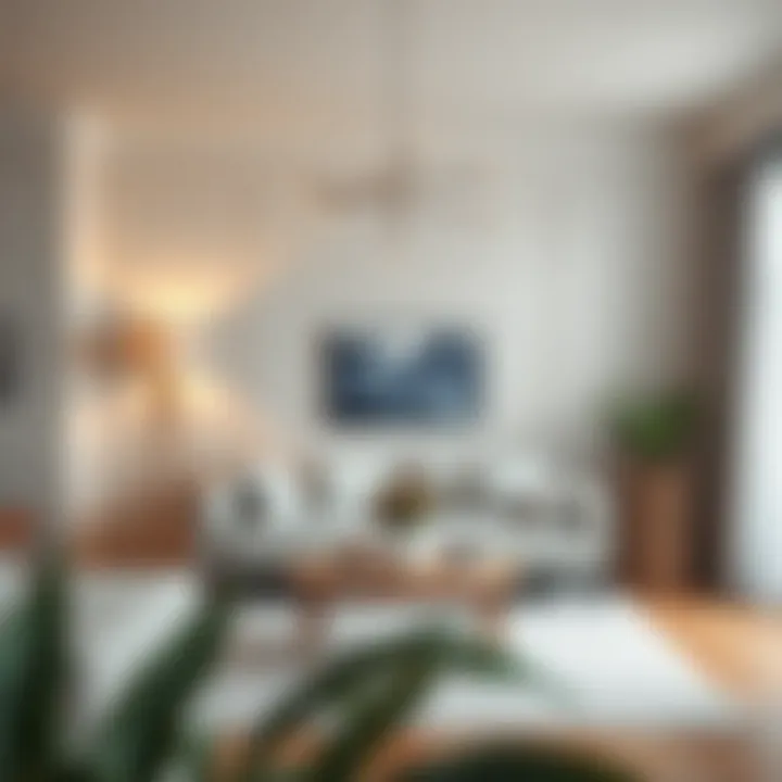 Elegant color palette for living room decoration